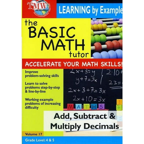 Basic Math Tutor Add, Subtract, & Multiply Decimals