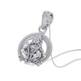 thumbnail image 2 of &nbsp;Sterling Silver (92.5% purity) Bhagwan God Ayyappa Pendant for Men & Women Pure Silver Lord Ayappa Locket for Good Health & Wealth INCLUDING Silver Chain, 2 of 3