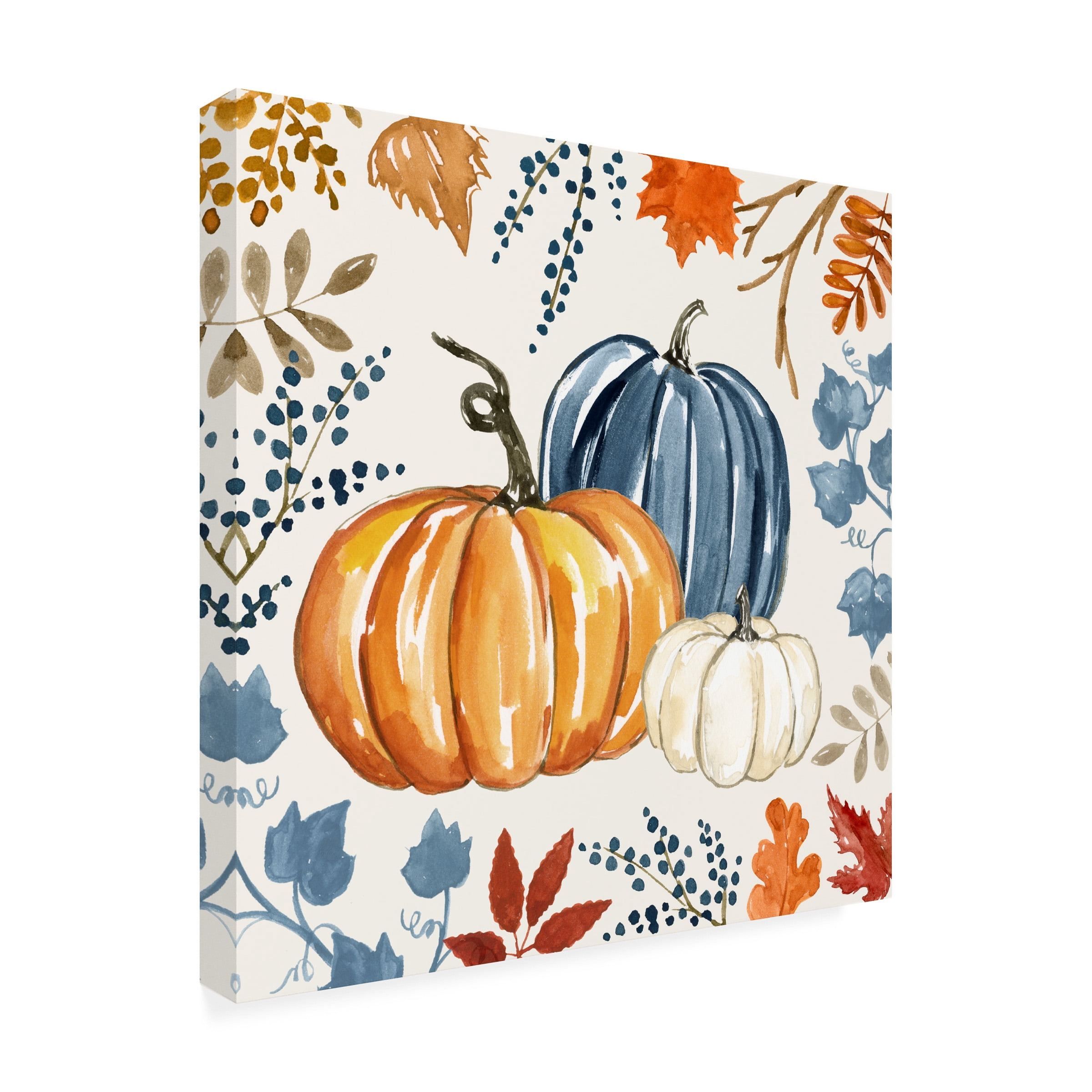 Victoria Barnes 'Autumn Pumpkin I' Canvas Art