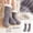 Purple, variant on Voska Women's Thick Fleece Lined Winter Floor Socks Non Slip Grippers Warm Cozy Indoor Slipper Socks Soft Stretchy Fit Loungewear for Women Black One Size