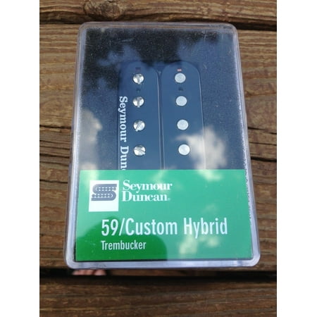 Custom Trembucker Pickup Seymour Duncan TB-16 59 Custom Hybrid Bridge Trembucker Black Humbucker Pickup - 11103-86-B ()