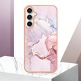 thumbnail image 5 of Feishell Marble Texture Design for Samsung Galaxy S23 FE Case Support Wireless Charging Slim Glossy Shockproof Anti-Scratch Soft & Flexible Protective Phone Case for Women Girls,E, 5 of 6