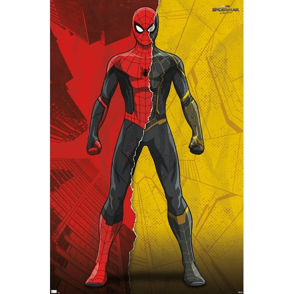 Marvel Spider-Man: No Way Home - Costume Blend 22.37" x 34" Poster, by Trends International