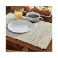 Better Homes & Gardens Woven Jute and Chenille Ivory/ Natural Table