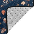 thumbnail image 4 of Area Rugs For Living Room Decor - Autumn Leaves With Blue Anti Slip Throw Washable Rugs 3x5 For Bedroom, Soft Indoor Carpet For Bedroom Living Room 60x39In, 4 of 5