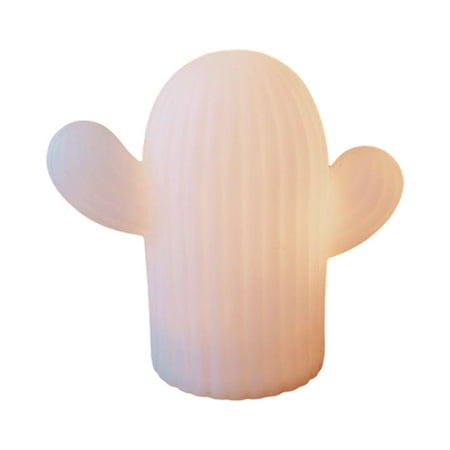 

Yache 1PC Night Light Cactus Decorative Vinyl Mini Multipurpose Bedside Light Student Gifts