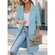 thumbnail image 5 of Blazer PRETTYGARDEN Celeste Manga Larga XXL, 5 of 8