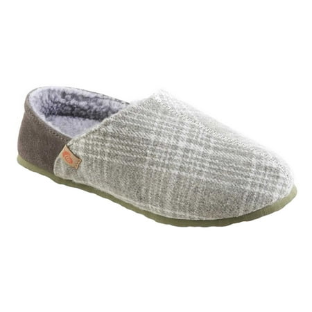 

Acorn A20153GPLWS Women s Parker Slippers Grey Plaid Small