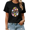 Black, variant on Spring Easter Happy Easter Day Eggs Graphic Tees Womans Tshirt Shirts Black White S-5XL Tops