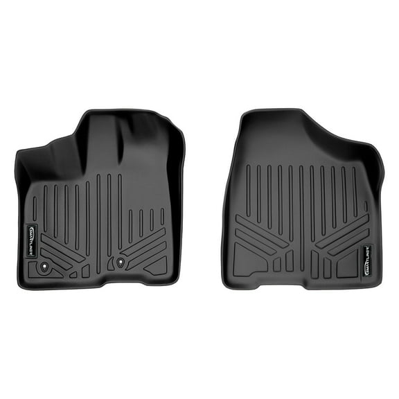 SMARTLINER Custom Fit Floor Mats 1st Row Liner Set Tan Compatible With 2011-2012 Toyota Sienna - All Models