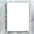 Hamilco White Glossy Cardstock Paper 8 1/2 x 11" 80 lb Cover Card