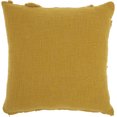 thumbnail image 2 of Nourison Life Styles Abstract Mustard Decorative Throw Pillow , 18" x 18", 2 of 5