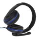 thumbnail image 3 of 3.5mm Wired Gaming Headphones for Gaming, Headset with Microphone for PS4, Laptop, Mobile Phone, Black+Blue, 3 of 5