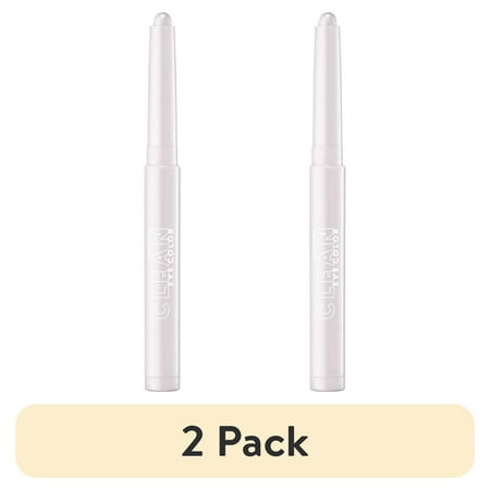 (2 pack) COVERGIRL Clean Eye Color Sticks, 301 Icy Frost, 0.05 oz