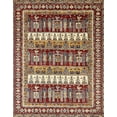 thumbnail image 1 of Ahgly Company Indoor Rectangle Abstract Saffron Red Abstract Area Rugs, 8' x 10', 1 of 6