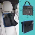 thumbnail image 3 of FH Group Hanging Car Organizer with Tissue Dispenser Blue/Black, 3 of 9