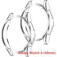 thumbnail image 2 of [3+2Pack] FFIY Boîtier Robuste Compatible avec Samsung Galaxy Montre 4 44mm, Anti-Brouillard Trempé Films de Protection d'Écran en Verre avec Coque de Protection PC Dur, Étui Mat, Noir / Noir, 2 of 7