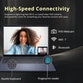 thumbnail image 4 of Dell 14" 2K 2-in-1 Touchscreen Laptop, AMD Ryzen AI 7 350, 16GB RAM, 2TB Storage (1TB SSD+1TB Dock Station Set), AMD Radeon Graphics, Copilot+ PC, Backlit Keyboard, Fingerprint Reader, Win 11, Blue, 4 of 9