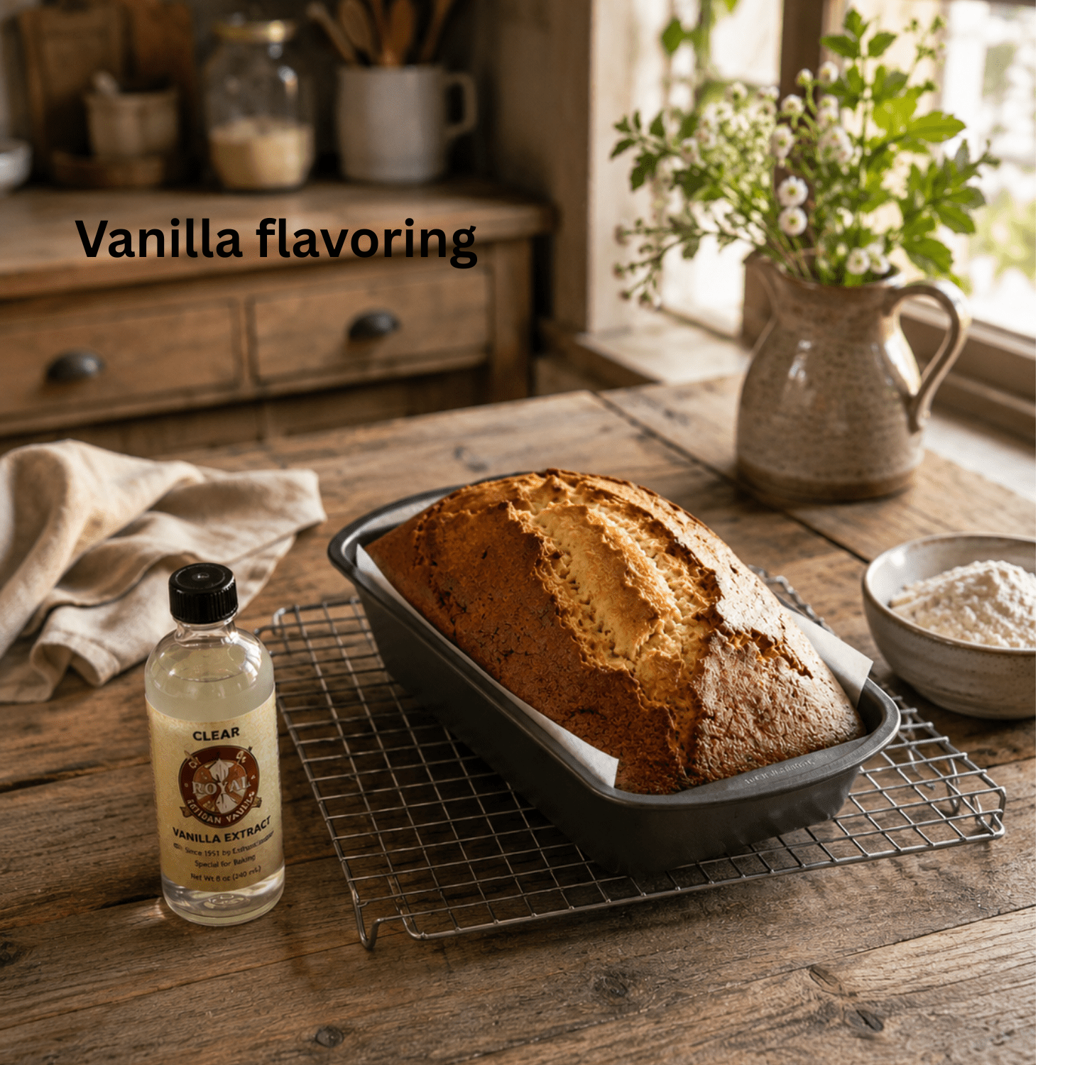 Royal Artisan Vanilla Clear Vanilla 8 oz, Special for Baking