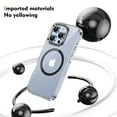 thumbnail image 3 of ELEHOLD Clear Case for iPhone 16 Pro, Compatible with Mag safe Accessory Military Grade Drop Protection Anti-Yellowing Clear Slim Rugged Shockproof Protective Case for iPhone 16 Pro,Black, 3 of 10