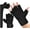 Black, variant on RDX Weight Lifting Gloves for Gym Workout, Long Wrist Support with Anti Slip Palm Protection Great Grip for Fitness, Bodybuilding, Powerlifting, Strength Training, Men Women Gym Home Exercise