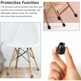 thumbnail image 5 of Protectores para patas de sillas, protectores para patas de sillas Goma antideslizante para patas redondas de 17-21 mm Protege contra rasguños para mesas, sillas, sofás y otros muebles (8 piezas) JAMW Sencillez, 5 of 5