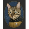 thumbnail image 2 of Women's Star Trek: The Next Generation Lieutenant Natasha Yar Cat  Graphic Tee Black Small, 2 of 4