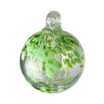 thumbnail image 3 of Art Glass Designs Tree of Life Celtic Hand-Blown Gazing Glass Ball with Stand - 9" - Green, 3 of 5
