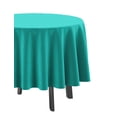 thumbnail image 3 of Vargottam Indoor/Outdoor Round Tablecloth 58 Inch Round Tablecloth Waterproof Patio Table Cloths, Spring/Summer Table Covers for Backyard Circular Table/BBQs/Picnic - Turquoise Green, 3 of 7