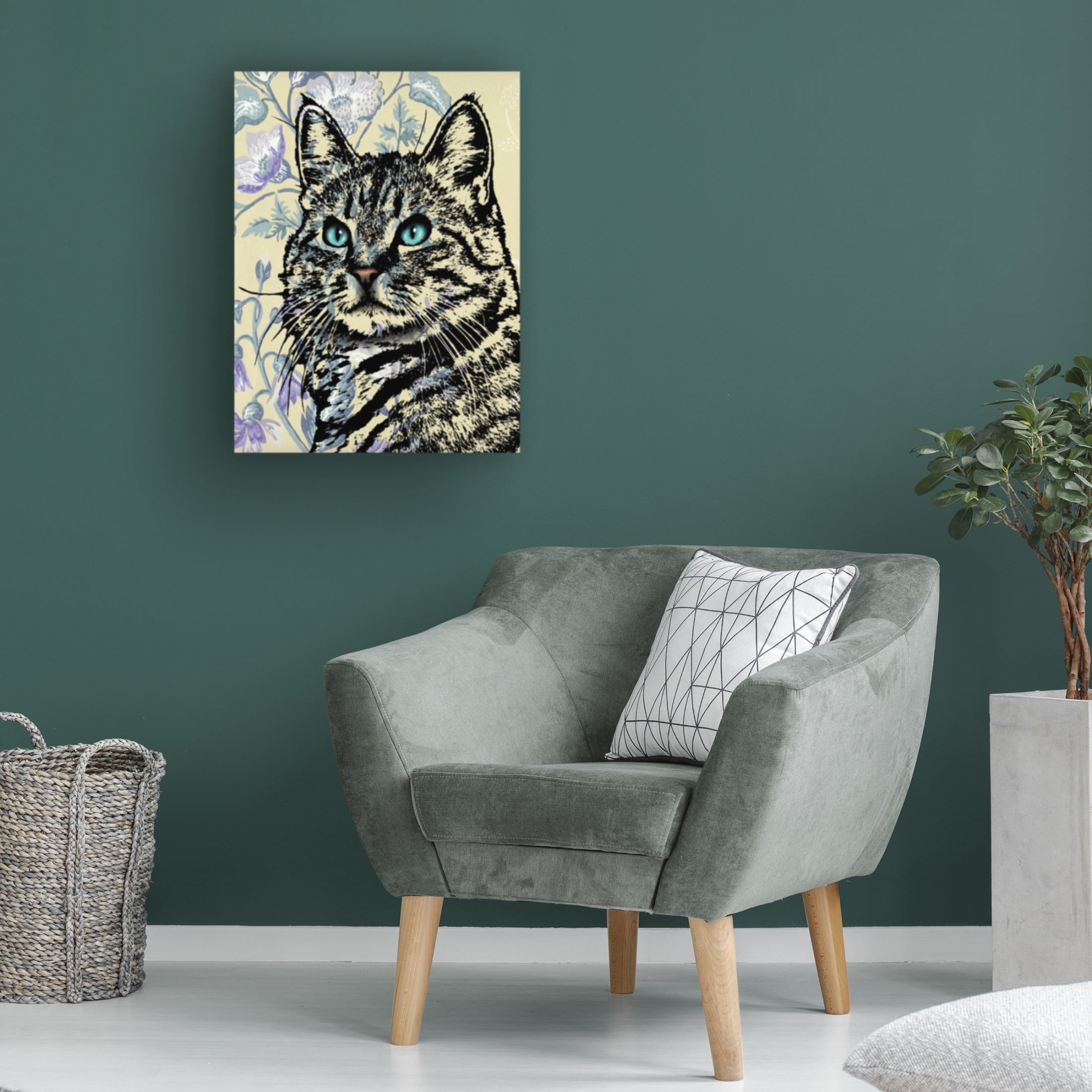 Canvas Wall Art - Dean Russo 'It Is A Cat Thing' Wall Art for Living Room, Bedroom, or Office Décor by Trademark Fine Art - 18 x 24 Inches