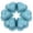 Blue, variant on 6 Cavity Silicone Heart Shaped Cake Pans Nonstick Heart Cake Mold For Baking Oven Microwave(Pink-25.8Cm)