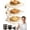 White, variant on Multifunctional Foldable Vertical Plate Racks for Cabinet,Multi-Layer Dish & Prep Tray Storage Rack, Vegetable Plate Display Rack Organizer Dish, Compact and easy to store when folded (Black)