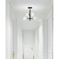 thumbnail image 5 of Silvia 15 in. 4-Light Indoor Matte Black and Gold Finish Semi-Flush Mount Ceiling Light with Light Kit, 5 of 5