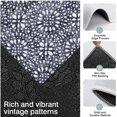 thumbnail image 3 of Blue and White Abstract Pattern Kitchen Rugs Sets Of 3,Kitchen Runner Rugs Non Skid Washable,Decorative Kitchen Floor Mats for Kitchen,Sink,Laundry,17"x30"+ 17"x47" + 17"x59", 3 of 6