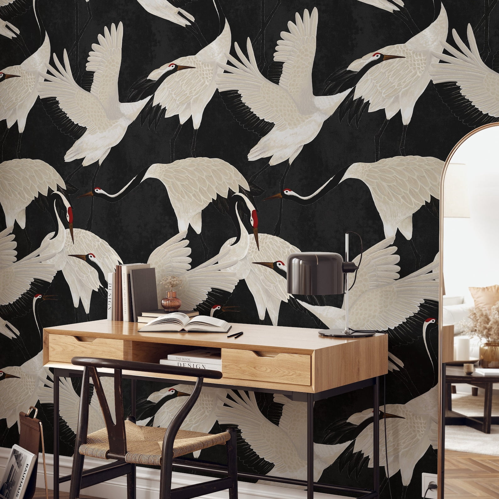 Black Herons Wallpaper