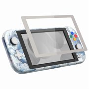 eXtremeRate DIY Replacement Shell for Nintendo Switch Lite, Crystal Dragon NSL Handheld Controller Housing w/ Screen Protector, Custom Case Cover for Nintendo Switch Lite - Without Console