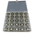 thumbnail image 2 of MYG 25X Plastic Bobbin Metal Sewing Spool Empty Spool Storage Box Sewing Accessories, 2 of 8