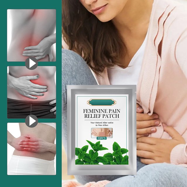 10 Unids/bolsa Parche Térmico Para Dismenorrea Para Mujeres Histeroespasmo Parche Para Calambres Menstruales ANGGREK Otros