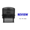 thumbnail image 1 of Review Plastic Stamp Clear Print for Office Use Shiny Self-Inking Stamp, 1 of 1