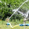 thumbnail image 5 of lanema Brass Impact Lawn Sprinklers for Yard Heavy Duty Water Sprinklers Head Outdoor, 5 of 12