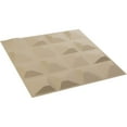 thumbnail image 6 of Ekena Millwork 19 5/8"W x 19 5/8"H Tristan EnduraWall Decorative 3D Wall Panel, UltraCover Satin Smokey Beige (12-Pack for 32.04 Sq. Ft.), 6 of 6