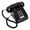 Black, variant on DOLITY Retro Design Corded Landline Desktop Phone for Room Decoration 5x8.7x4.5inch Black