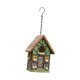 thumbnail image 4 of colgante para pájaros, decoración de jardín exterior, nido de colibrí, rústica de resina, caseta para pájaros novedosa para patio, 4 of 8