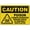 Warning Sign 2, variant on Caution Poison Carbon Monoxide Sign 8"x12", Aluminum Tin Warning Signs for Home Outdoor Garden, Durable Hazard Sign for Garage