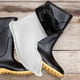 thumbnail image 3 of ColoMX 1 par de calcetines para botas de lluvia, forro cálido de repuesto para botas de lluvia, forro cómodo, 3 of 7