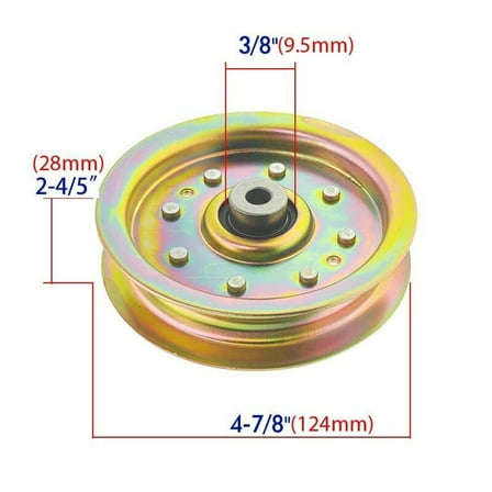 Flat Idler Pulley fits 38/42/44/46/50/54" FOR MTD Cub Cadet Mowers 756-04129B