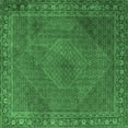 thumbnail image 1 of Ahgly Company Indoor Square Persian Emerald Green Traditional Area Rugs, 3' Square, 1 of 4