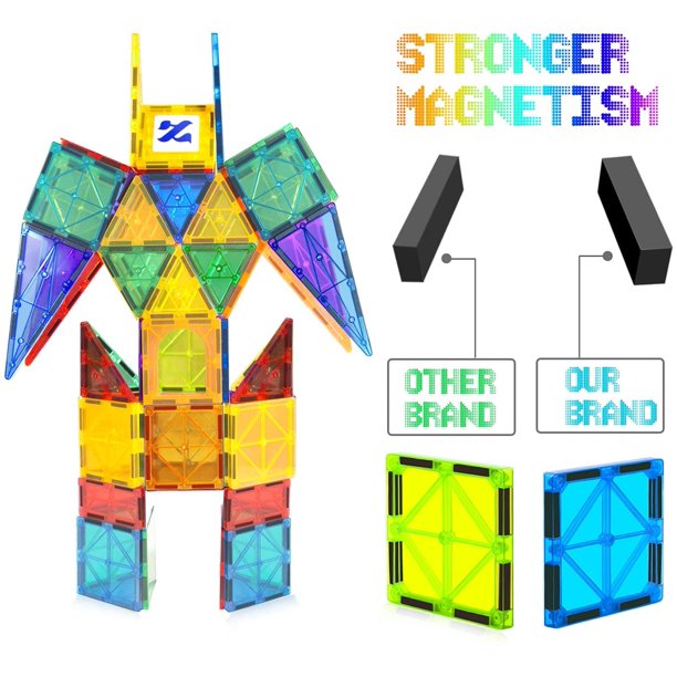 Clear Building Set 86 Pieces Ages 6 Years + Original