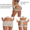 thumbnail image 6 of FITVALEN Seamless Women Butt Lifter Panty Shaper Tummy Control Shorts Booty Enhancer Boxer Briefs Slimming Underwear Boyshorts 2-Pack, 6 of 8
