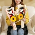 thumbnail image 5 of Graduation season simulation flower Sunflower Bear bouquet Flower Handmade Flower, 5 of 5